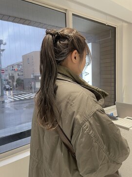 シー 立川(Si) 1ブリーチでできるオリーブカラー