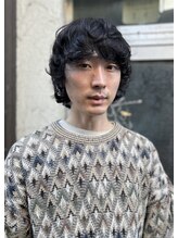 丹 メンズボブパーマ