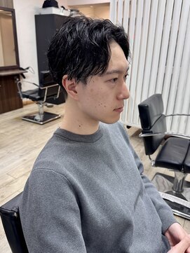 アイヴィー 池袋(IVY) 池袋センターパートツイストスパイラル◎[池袋メンズ美容室］