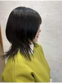 ウルフカットセミロング