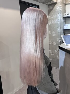 ペレ 栄店(PELE) イメチェン/ホワイトブロンド/外ハネボブ/美髪/栄