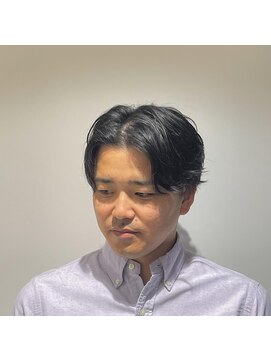 ミセン(MISEN) 【ナチュラルな毛流れ】ビジネスセンターパート