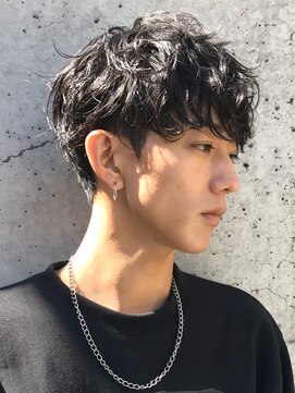 キングオブヘアバイノイズアンドフィフス 京都駅前店(KING of hair by NOISM&fifth) メンズ波巻きスパイラルパーマシャドウパーマツイストパーマ緩め