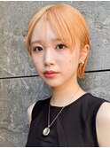 大人可愛い20代30代40代黒髪前下がりショートボブ丸 みショート