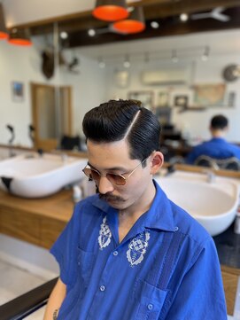 キングコング バーバーショップ バイ アルバレス(KING KONG BARBERSHOP by ALVAREZ) サイドパート/メンズカット/バーバー/スキンフェード/小手指所沢