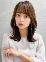 アフロート エル 大阪(AFLOAT L)&nbsp;20代小顔に見える！くびれレイヤー × オリーブベージュ