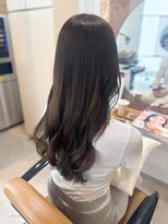 ノア 三宮店(NOA)&nbsp;【NOA】大人可愛い艶暗髪ロング×韓国風ナチュラルカール