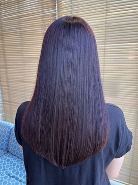 オーガニック リブ 川越(organic+live) 秋色◎髪質改善ロング！大人艶髪ワインレッド