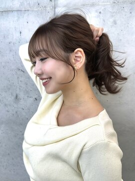 ビューブルー 亀戸錦糸町(VIEW BLUE) 小顔に見せるレイヤーカット/白髪ぼかしハイライト/髪質改善