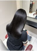 暗髪カラー×サラ艶トリートメント