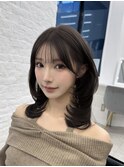 レイヤーカット 韓国ヘア 顔周りカット高島大登