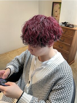 ビハインドザカーテン(BEHIND THE CURTAIN) ツートーンカラー×カシスピンク×卒業カラー