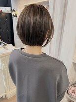 キャアリー(Caary)&nbsp;福山美容室caaryくすみブラウンイルミナカラー髪質改善レイヤー