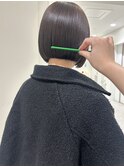 ナチュラルカラー/プツッとボブ