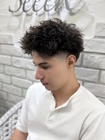 ヘアーグランデシーク(Hair Grande Seeek) スパイキーショートピンパーマ名古屋ピンパーマ短髪パーマ