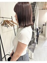カミエ(kamie)&nbsp;ブラウン×ボブで叶える透明感×こなれ感