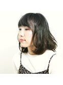 〔No.8 doc〕セクションカラー ラベンダーアッシュ  レッド