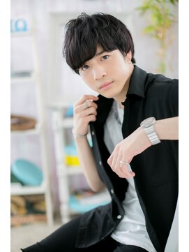 ミック 日暮里店(miq) 重めバング★デザイン性ショート