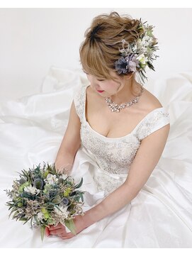 ヘアスタジオニコ(hair studio nico...) ブライダルヘアメイク ミドルアップ