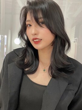 レビジュヘアー 桂店(LEVIJU HAIR) 韓国風　クール×小顔レイヤーカット