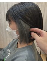 クープ(Coup) 透明感イヤリングカラー+シルバーグレー