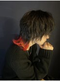 メンズインナーカラー/すそカラー/メンズブリーチ/中野