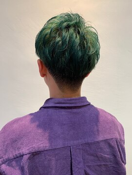 イーストハムアネーロ(EAST HAM anello) メンズ/グリーンショート