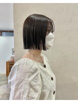 インビテーション 名古屋(invitation)&nbsp;パツっとアゴラインbob、切りっぱなしbob