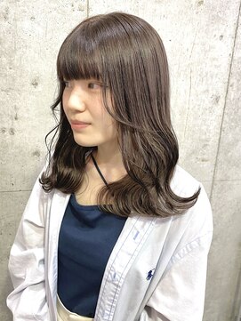 サクラ 岐阜(SAKURA) ブリーチなしWカラーで作る透明感グレージュ 岐阜美容室