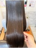 髪質改善縮毛矯正/ツヤ髪ロングスタイル