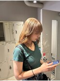 《マリナ指名》ブリーチありカラー/ミルクティーベージュ