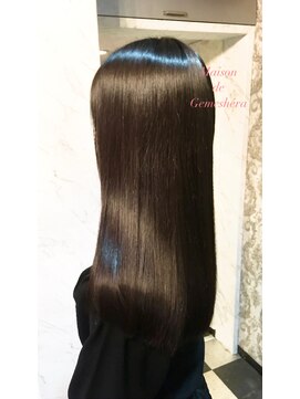 メゾン ドゥ ジェメシェラ(Maison de gemeshe'ra) 見惚れる　魅惑のSILK hair #gemeshe'ra