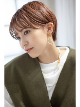 アッシュ 池袋店(Ash) 20代30代40代【小顔ヘア】耳掛けマッシュショート　＃池袋駅