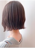 say.外ハネボブ切りっぱなしボブミニボブ似合わせカット表参道