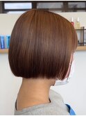 大人ショートボブショートカットココアアッシュくびれミディ