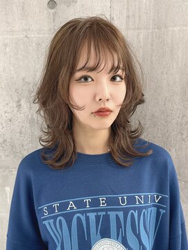 ワンズ リー 上大岡店(One's ly) 前髪/ミニウルフ/こなれミディ/イメチェン/ウェーブパーマ