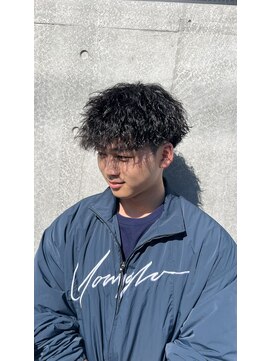 アカヒゲ 新札幌店(AKAHIGE) バチバチ強めツイストスパイラルパーマ