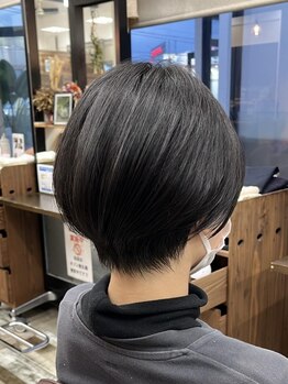 コアヘアー(core hair)の写真/【ショートで小顔に♪】セットしやすい大人のショート/ボブをご提案!大胆スタイルチェンジもお任せください