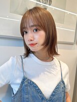 ラミ(L'ami) 【東 純平】小顔 うざバング 韓国風 外はねボブ 骨格カバー