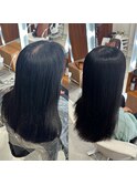美髪ストレート