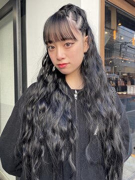 ゼスト クレス(ZEST Cres) 【立川CRES三木】成人式☆ポニーテールコーンロウ2