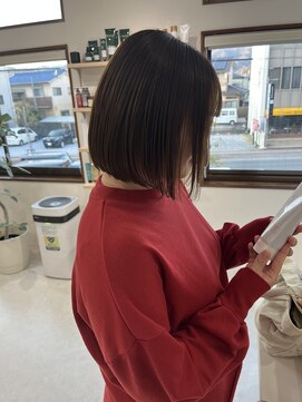 メロウ(mellow) 質感再整×オリーブベージュ