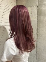 ヘア ルーナ バイ アプリーレ(hair lune by Aprire)&nbsp;20代30代40代レイヤーカット韓国風ピンクカラー暖色系