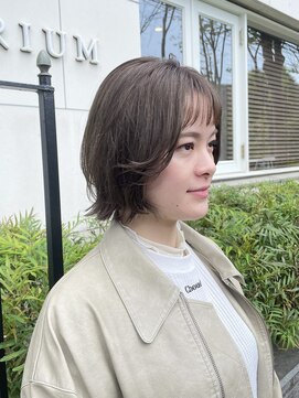 ビュートリアム 広尾(BEAUTRIUM) ボブ / フォギーベージュ / Wカラー