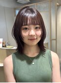 《kana》*レイヤーボブ*フェイスレイヤーボブ*オレンジブラウン*