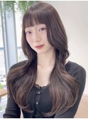 女神巻き×ハイレイヤーの韓国風美人ヘア10代20代30代