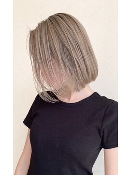 ラグーン(LAGOON) ホワイトミルクティーベージュ/バレイヤージュ/ケアブリーチ