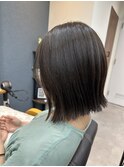 切りっぱなしボブ