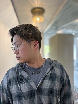 ソイクフ(SOY KUFU) 20代30代40代◎アップバングツーブロックセンター分け