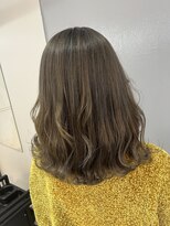 ウェーブ(WAVE)&nbsp;ダブルカラー/ブリーチなし/グレージュ